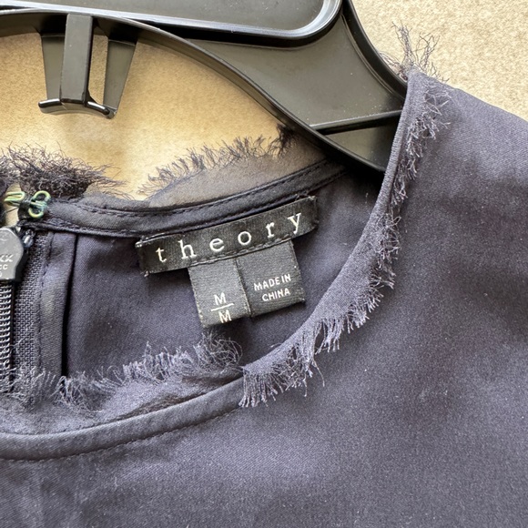 Theory Silk Tank Navy Size M - Picture 6 of 9